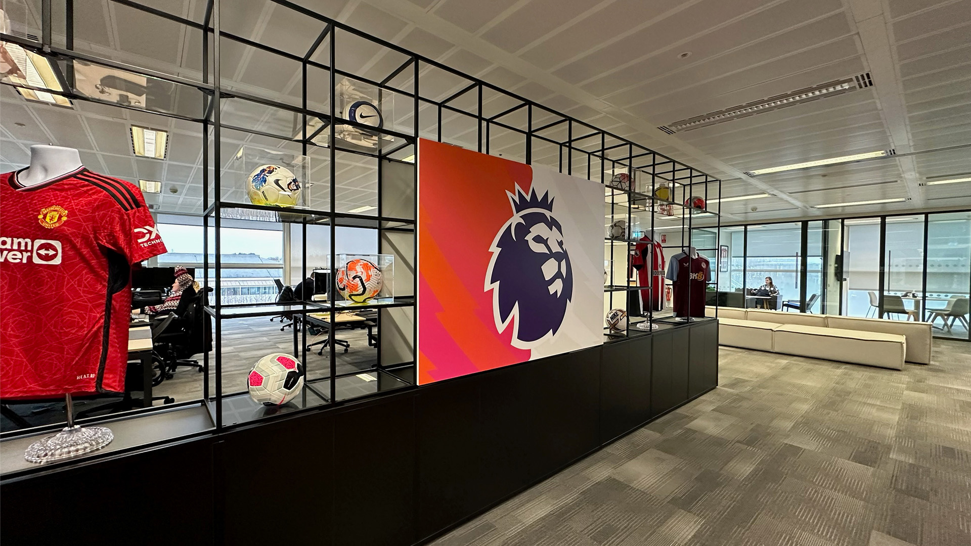 Premier League Productions Branding at IMG London HQ