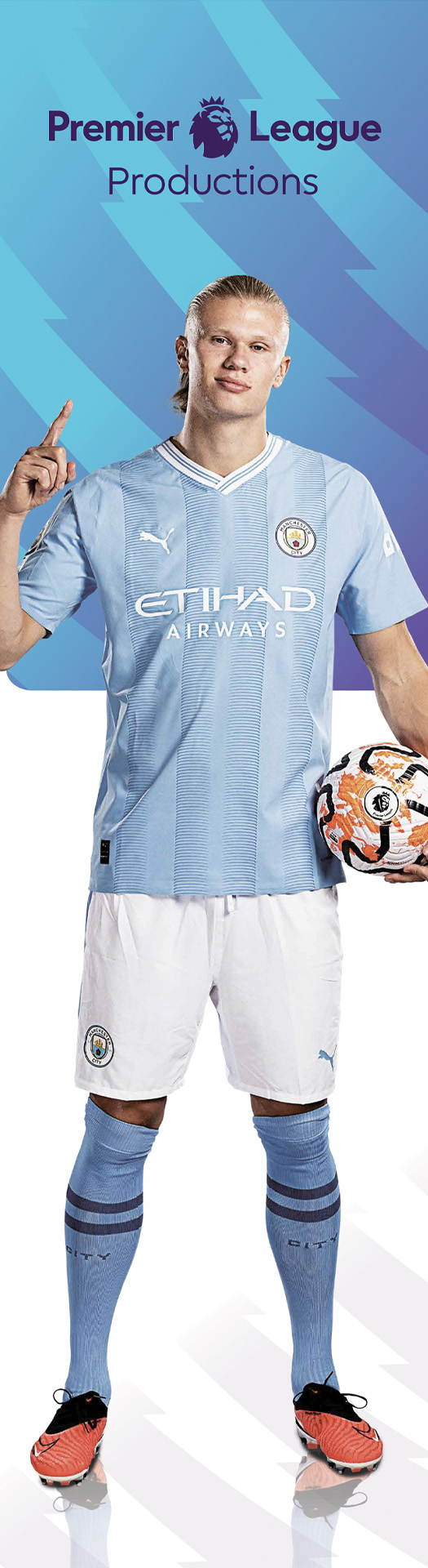 Premier League Productions Large Format Erling Haaland Banner