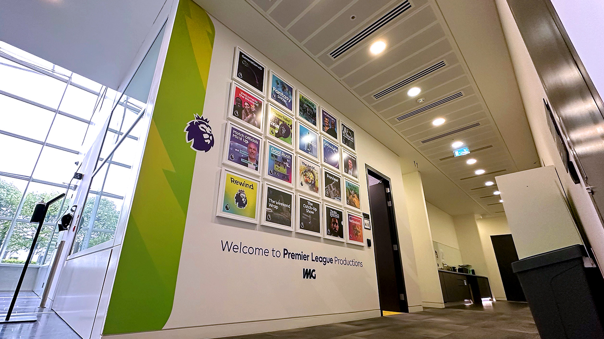 Premier League Productions Branding - IMG London HQ